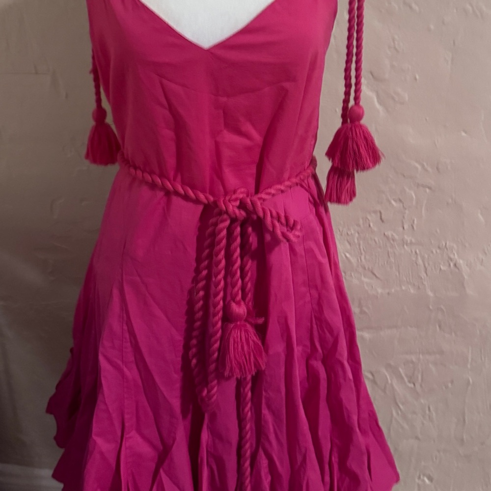 NWT💗 RHODE Casey Dress in Hot Pink - Picture 3 of 7